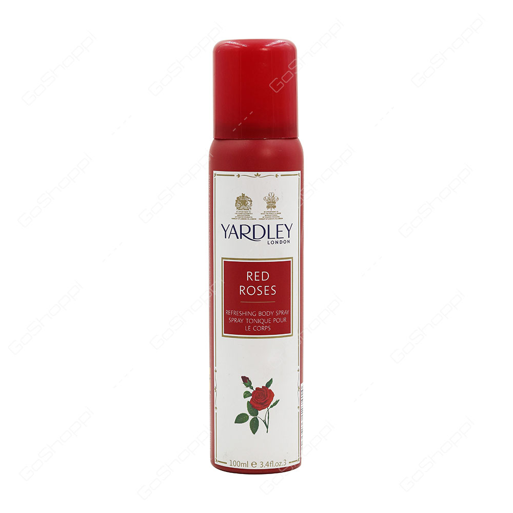 Yardley Red Roses Refreshing Body Spray 100 ml