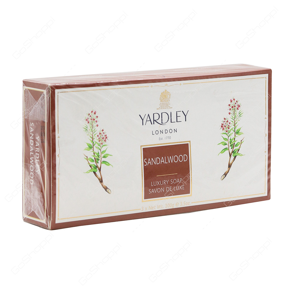 Yardley Sandalwood Luxury Soap 3X100 g