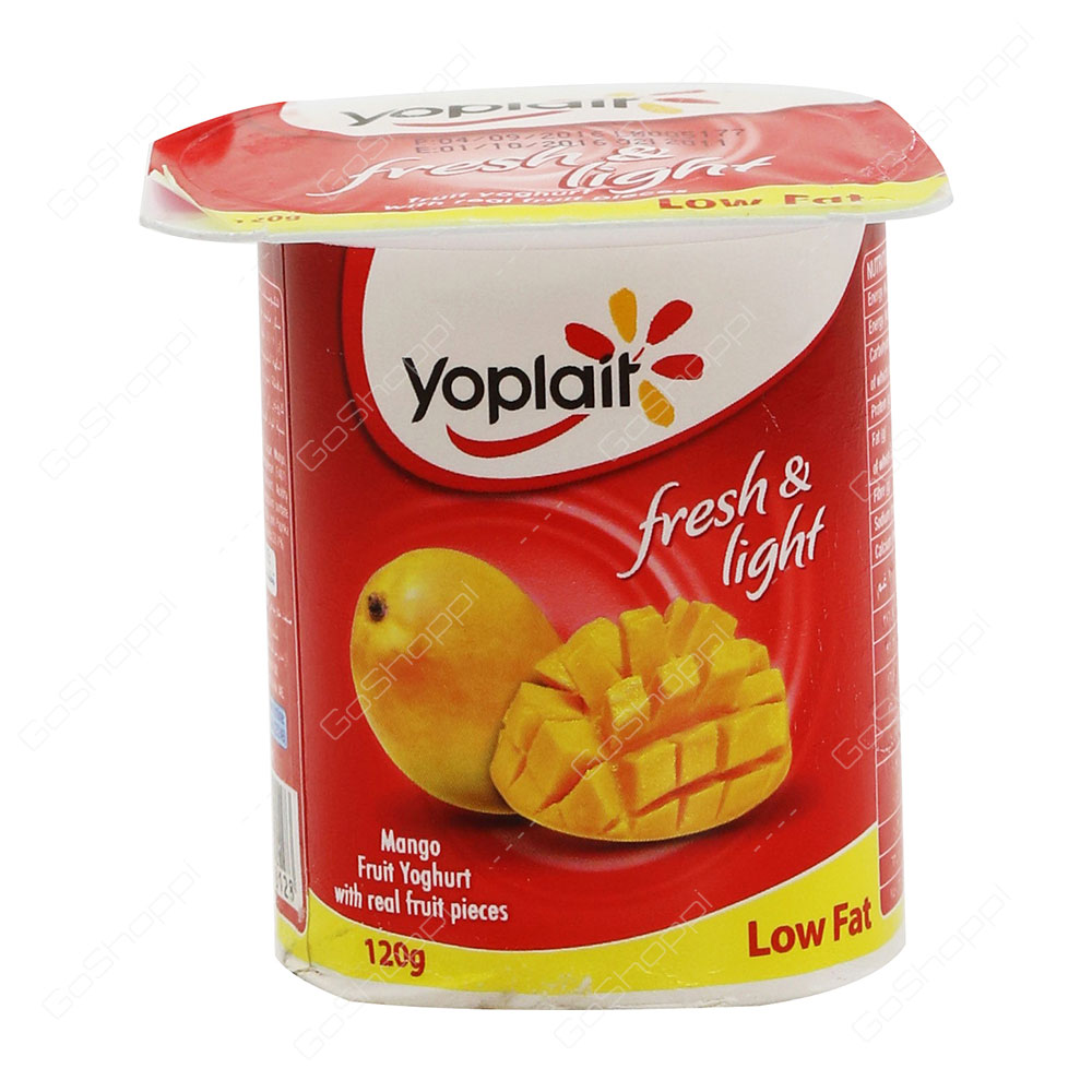 Yoplait Fresh And Light Mango Fruit Yoghurt 120 g