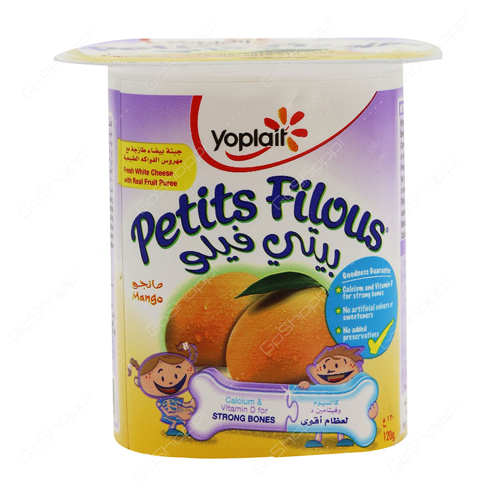 Yoplait Petits Filous Mango 2X120 g