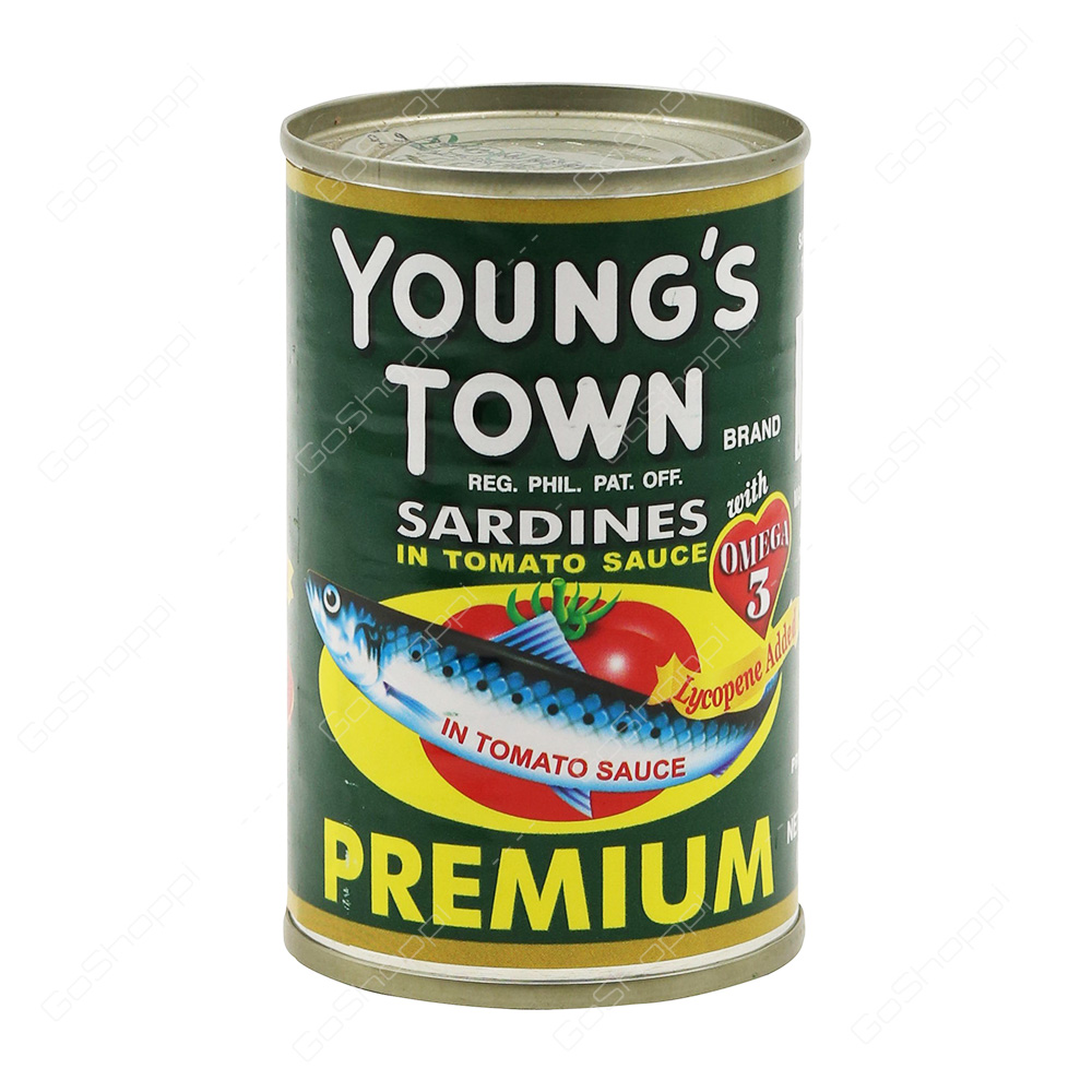 Youngs Town Sardines In Tomato Sauce  155 g