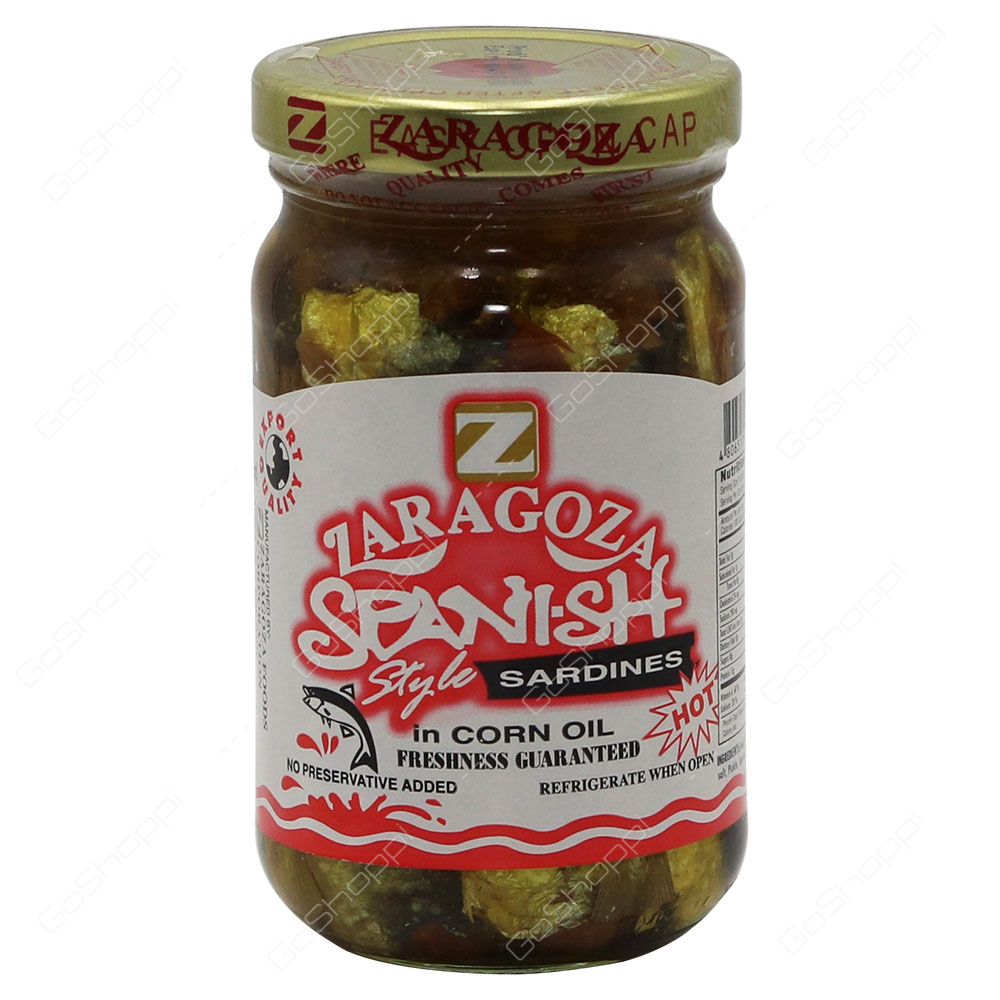 Zaragoza Spanish Style Sardines In Corn Oil 220 g