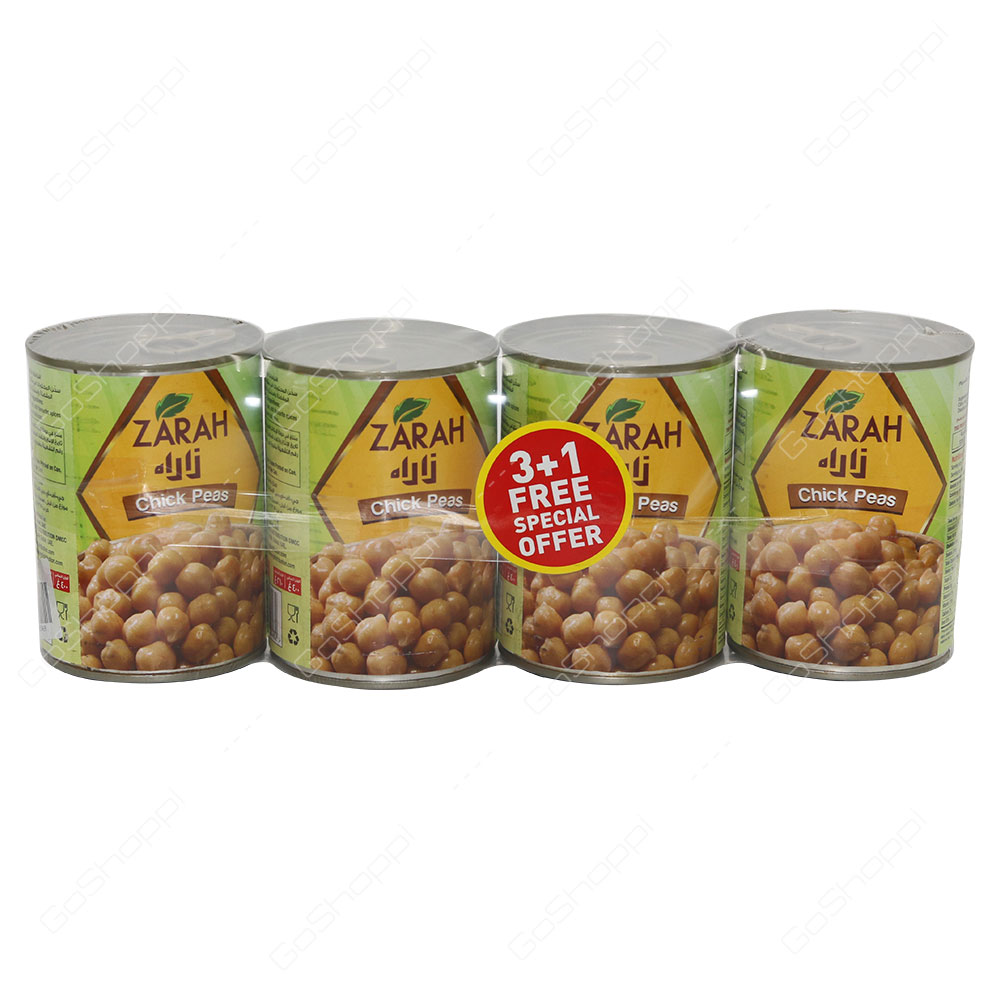 Zarah Chick Peas 4X400 g