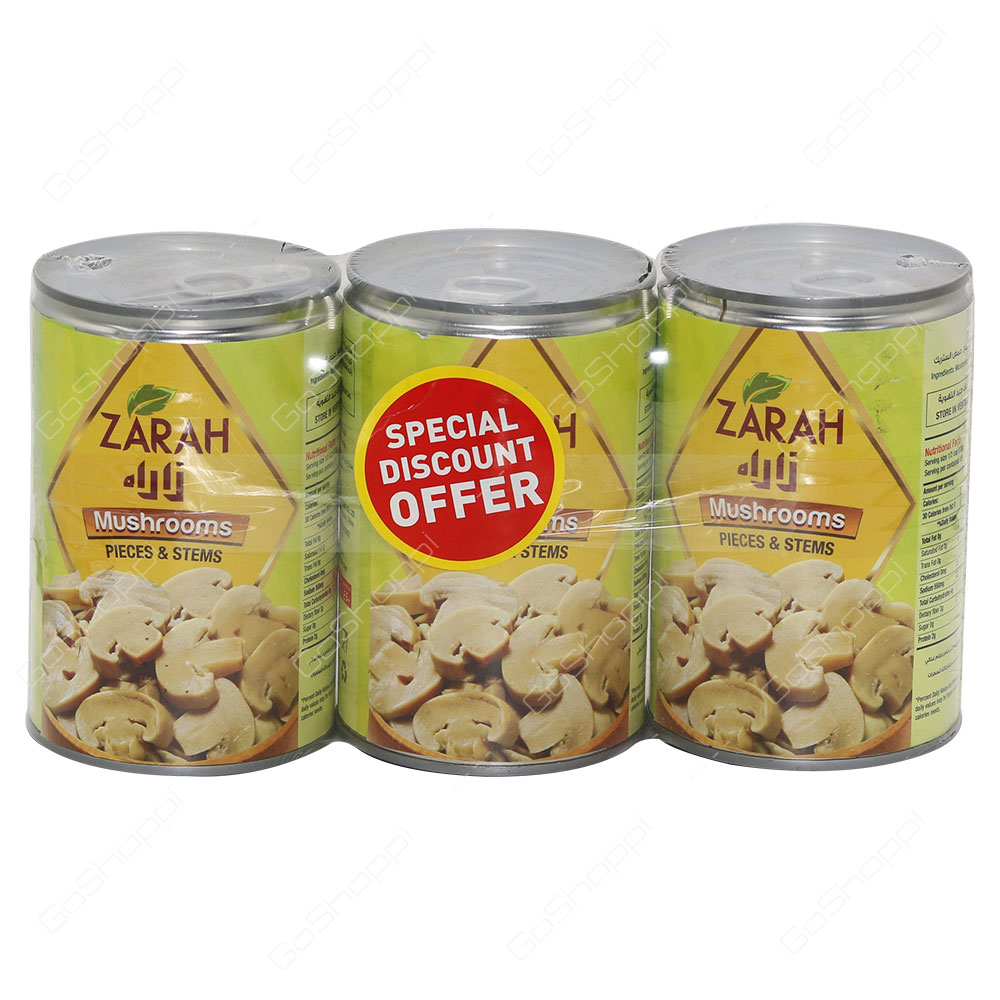 Zarah Mushrooms Pieces And Stems 3X400 g