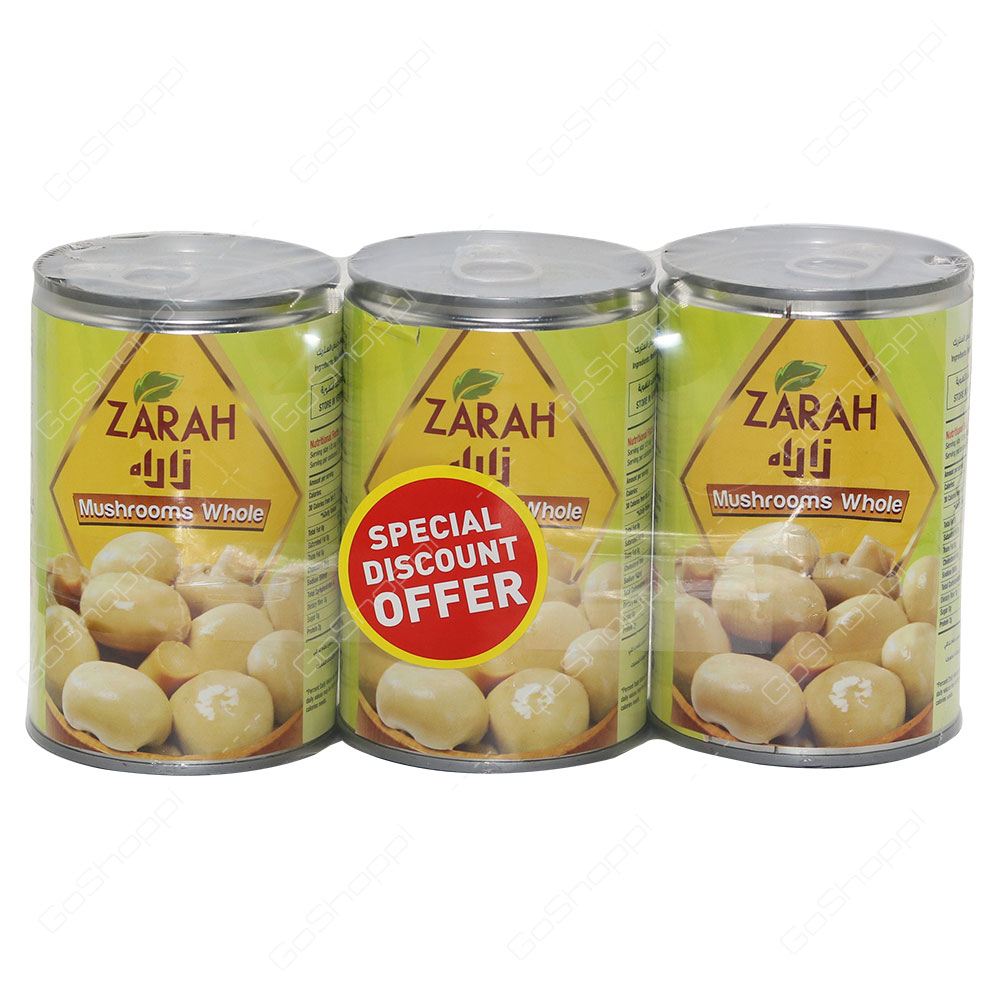 Zarah Mushrooms Whole 3X400 g