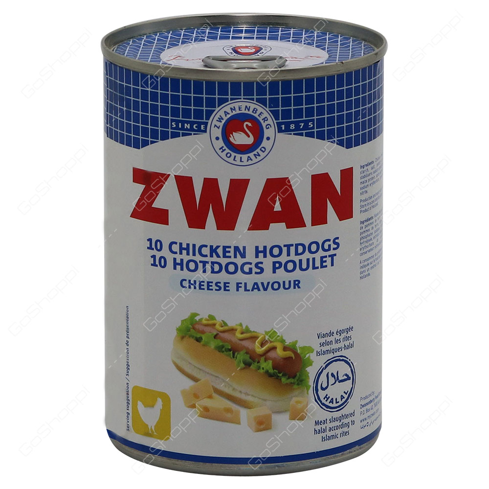 Zwan 10 Chicken Hotdogs 400 g