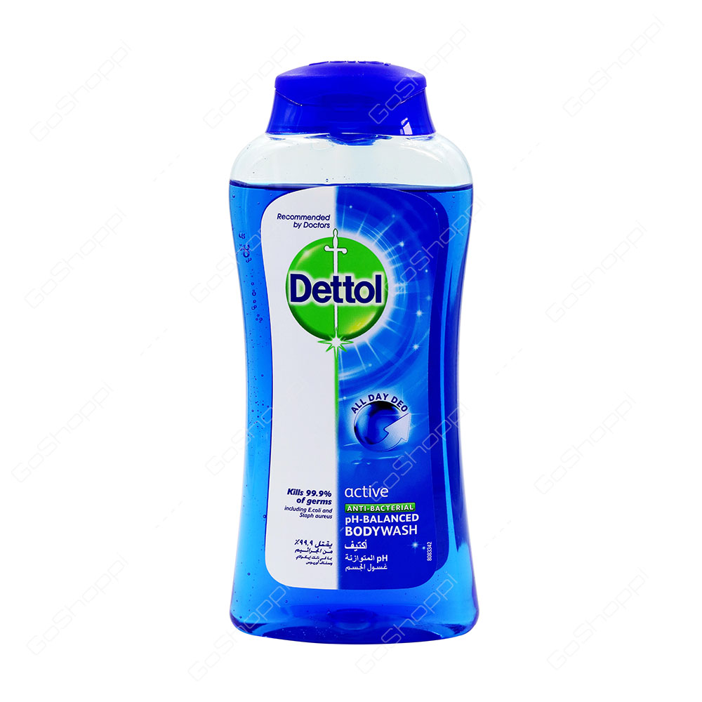Dettol Active Anti Bacterial PH Balanced Bodywash 250 ml