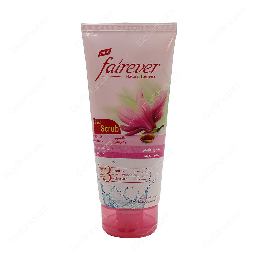 Fairever Face Scrub Saffron And Pure Milk 150 ml