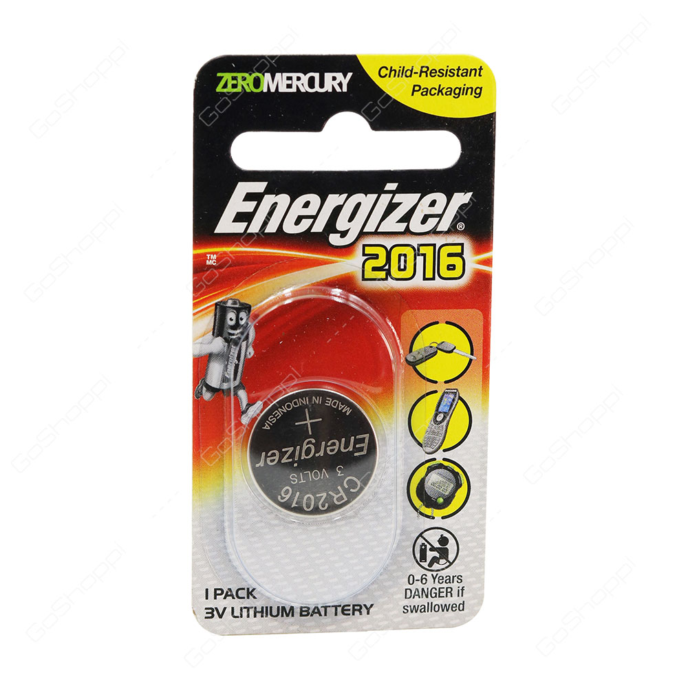 Energizer Zero Mercury 2016 3V Lithium Battery 1 Pack