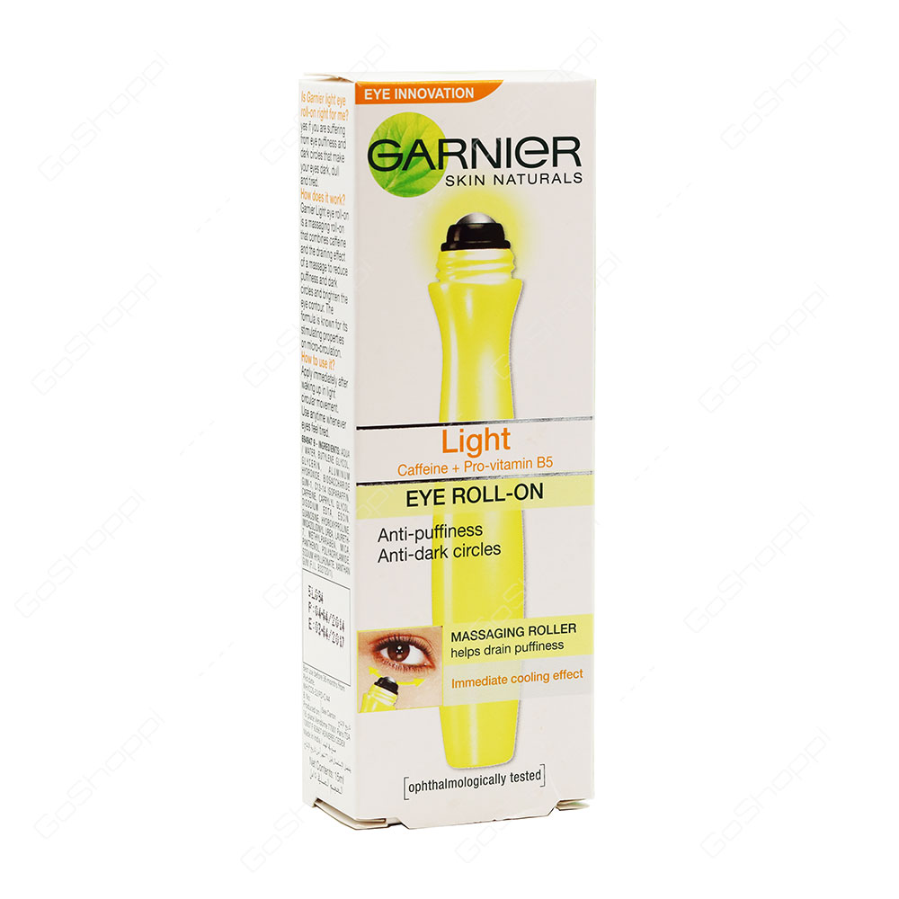 Garnier Skin Naturals Light Eye Roll On Massaging Roller 15 ml