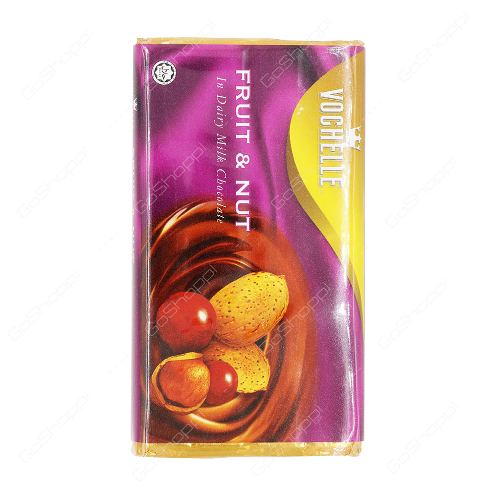 Vochelle Fruit And Nut In Dairy Milk Chocolate 180 g