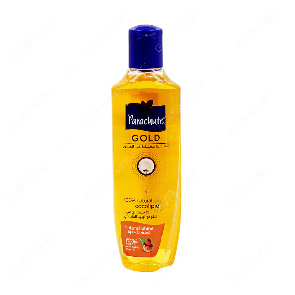Parachute Gold Natural Shine Coconut And Almond Hair Oil 200 ml