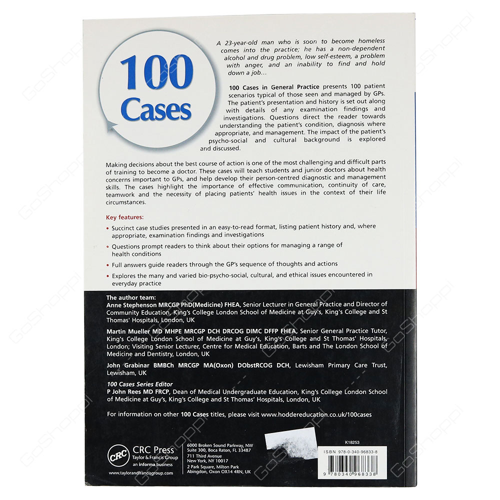 100 Cases In General Practice By Anne Stephenson