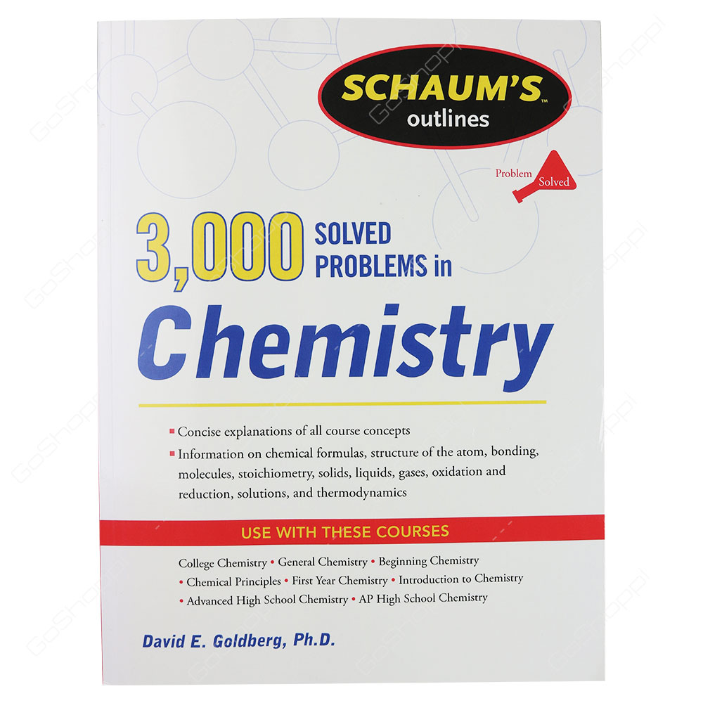 3,000 Solved Problems In Chemistry By David E. Goldberg