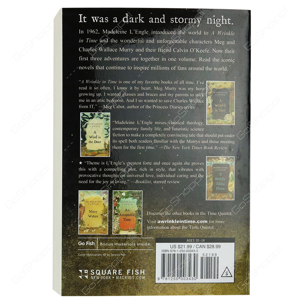 A Wrinkle In Time Trilogy By Madeleine L