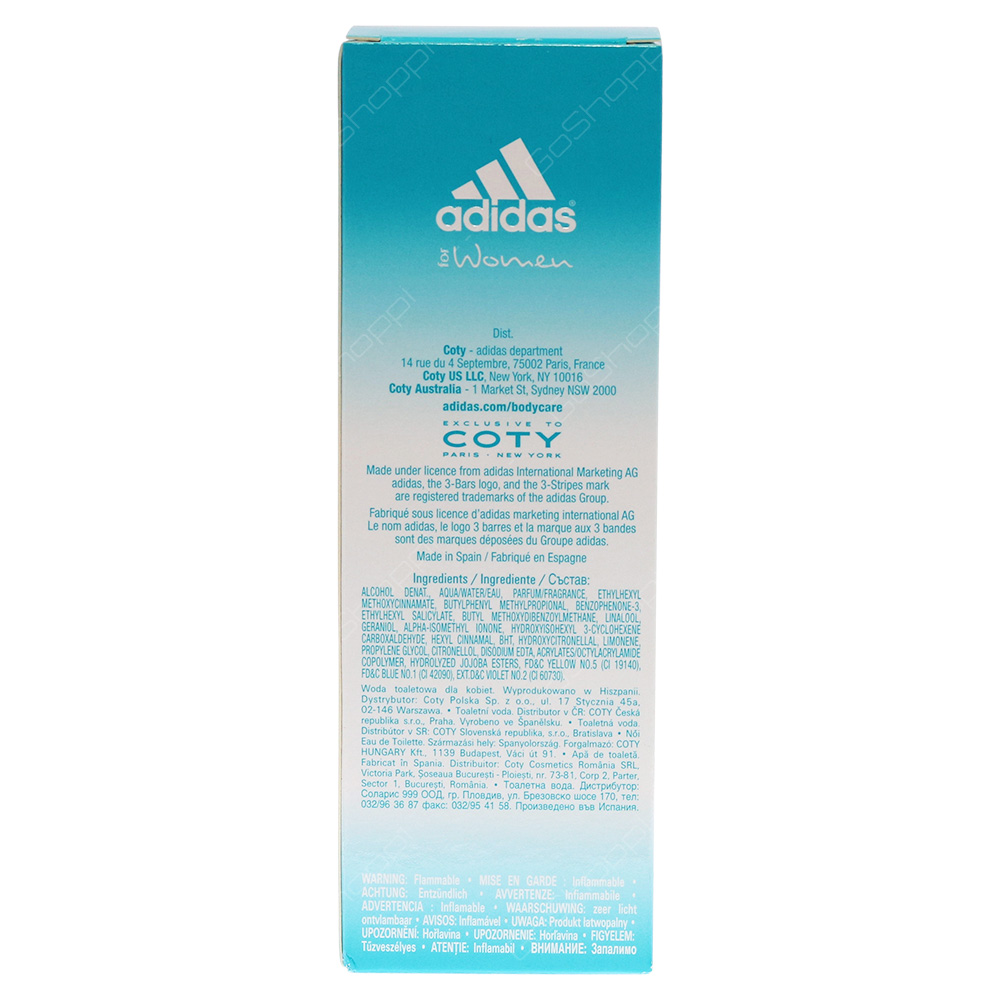 Adidas Pure Lightness For Women Eau De Toilette 50ml