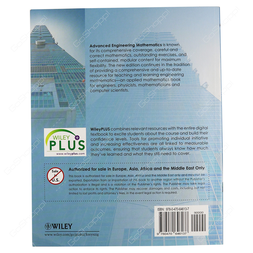 Advanced Engineering Mathematics By Erwin Kreyszig