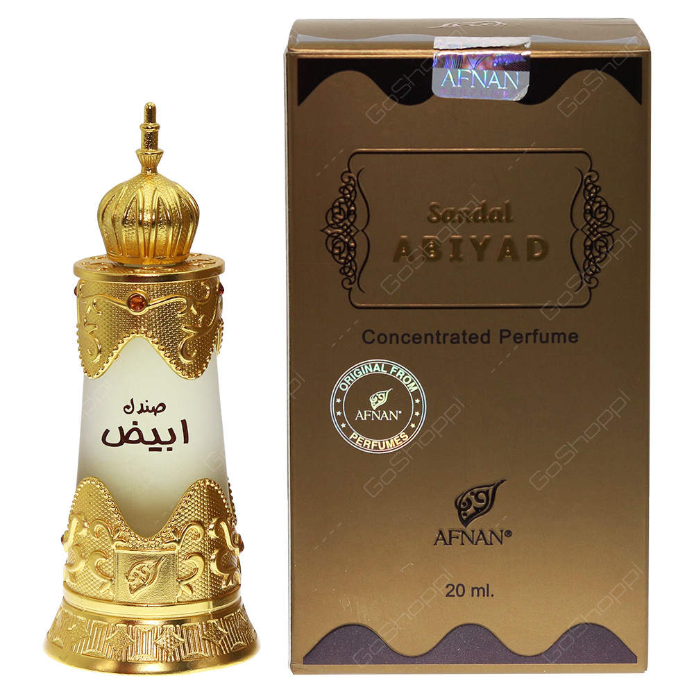 Afnan Sandal Abiyad Concentrated Perfume Oil 20ml