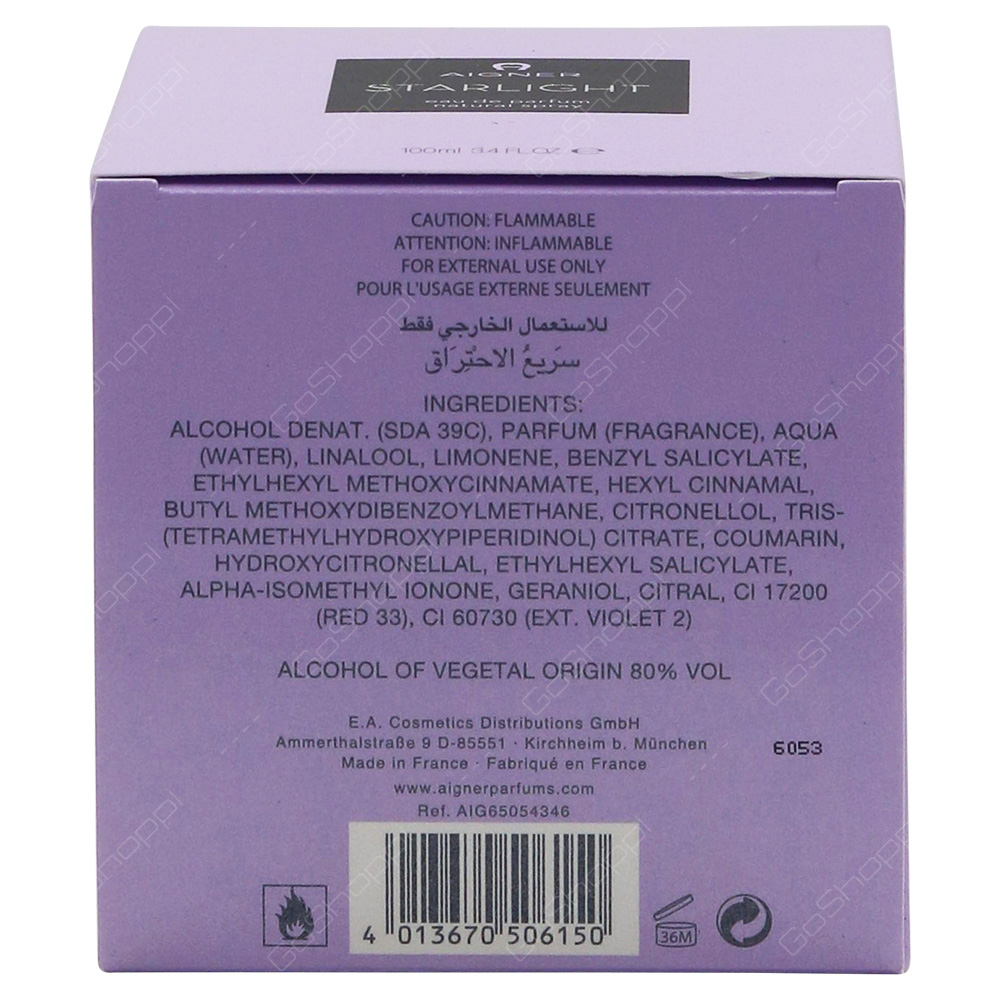 Aigner Starlight For Women Eau De Parfum L 100ml