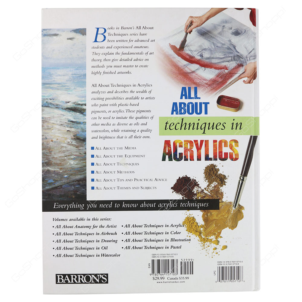All About Techniques In Acrylics By Parramon