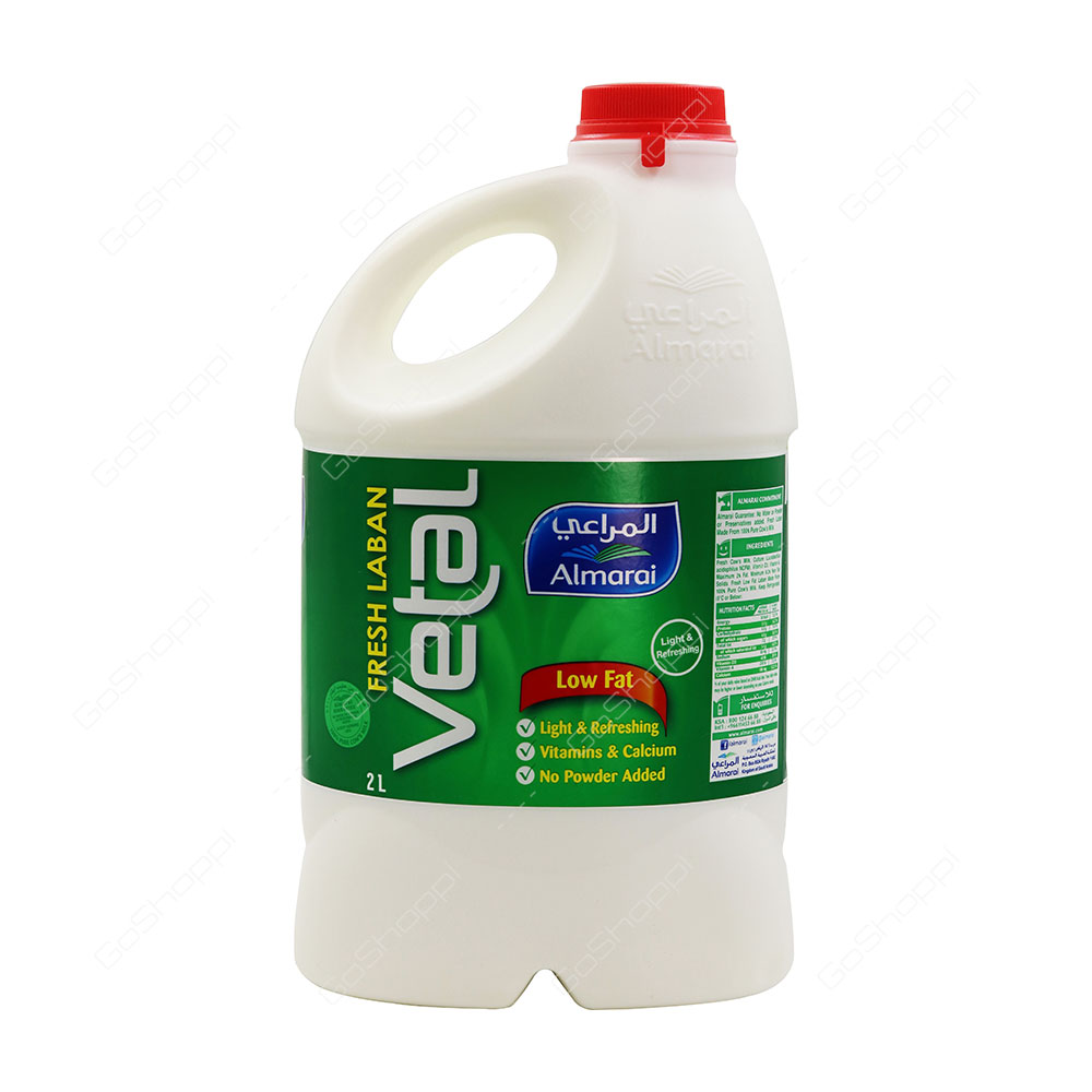 Almarai Vetal Fresh Laban Low Fat 2 l