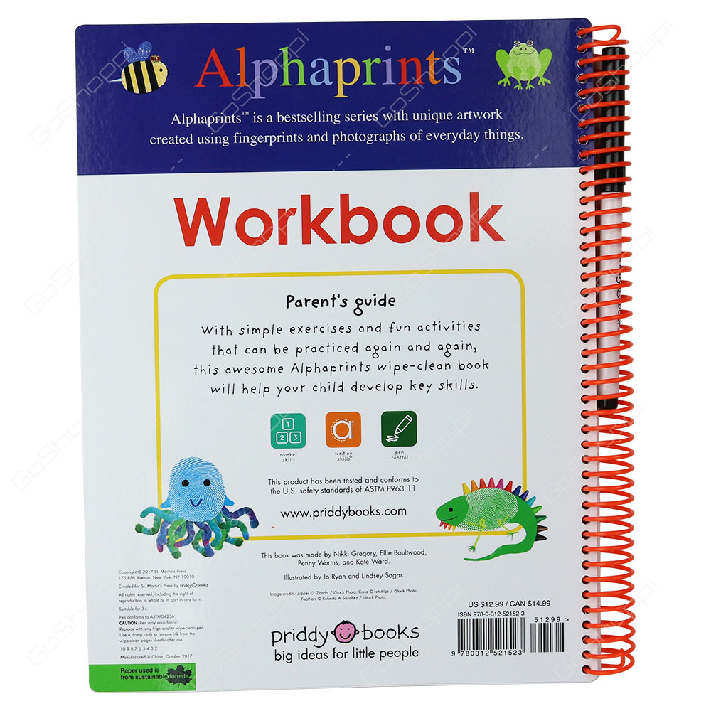 Alphaprints Workbook ABC By Roger Priddy