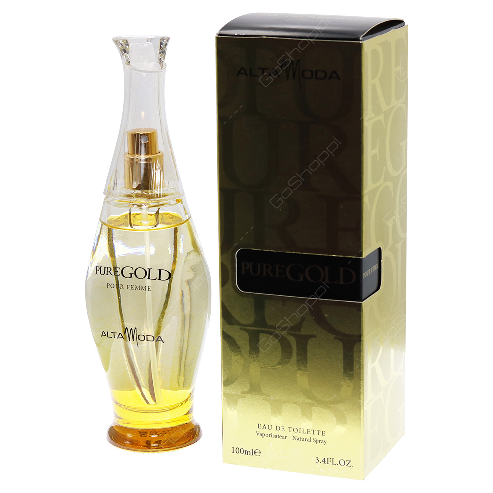 Alta Moda Pure Gold Pour Femme Eau De Toilette 100ml