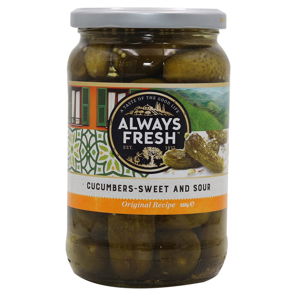 Always Fresh Sweet & Sour Cucumbers 680g