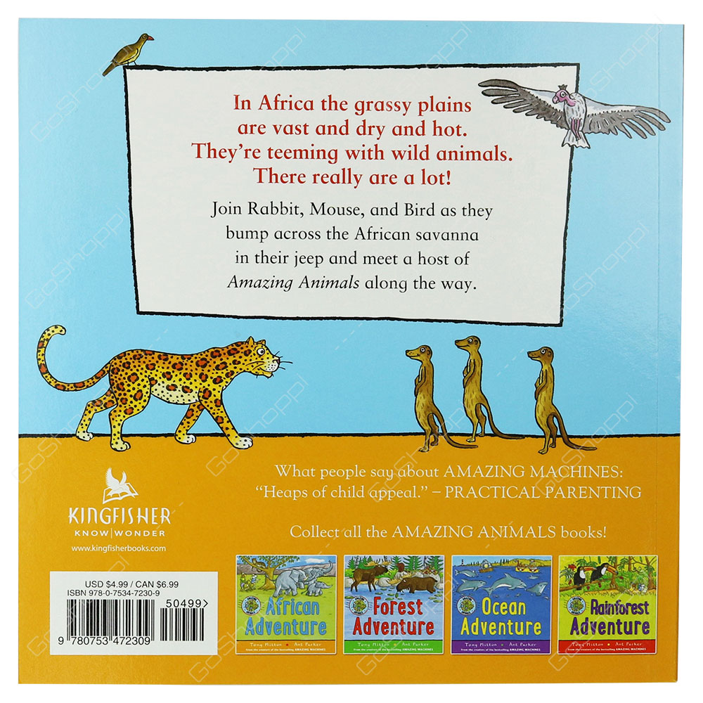 Amazing Animals - African Adventure By Tony Mitton