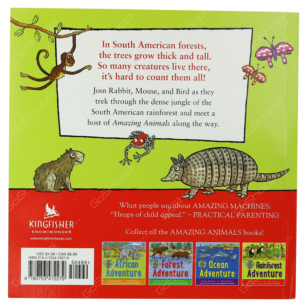 Amazing Animals - Rainforest  Adventure By Tony Mitton