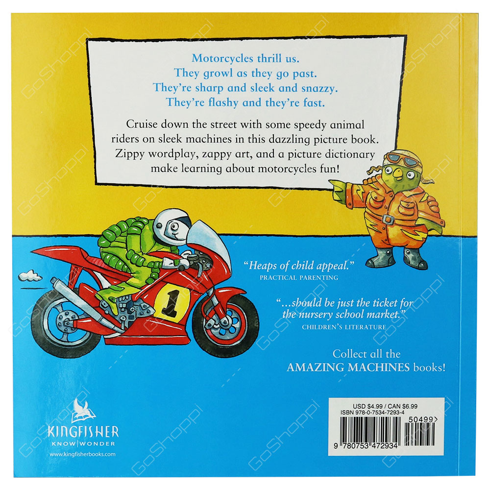 Amazing Machines - Marvelous Motorcycles By Tony Mitton