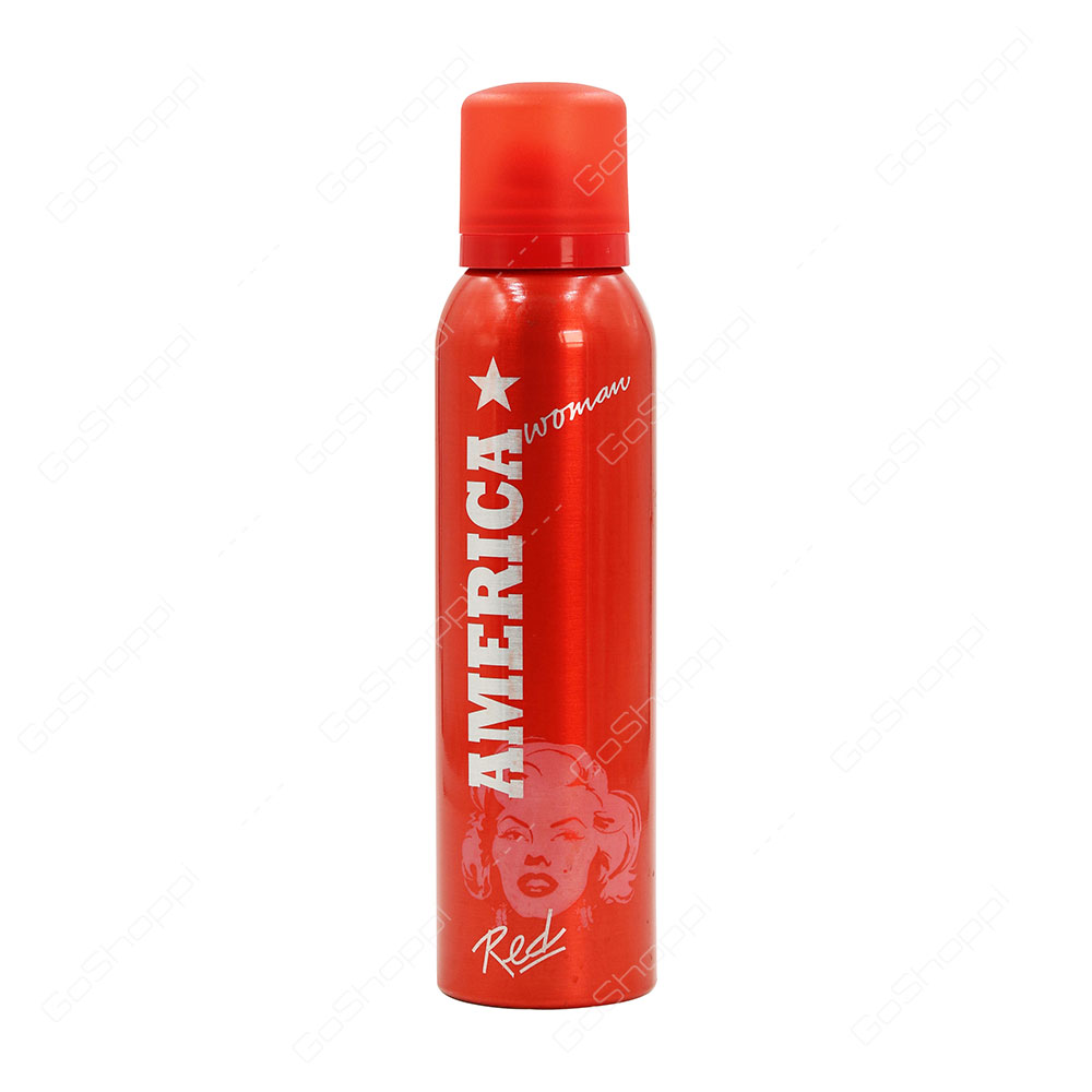 America Highly Perfumed Body Spray for Woman Red 150 ml