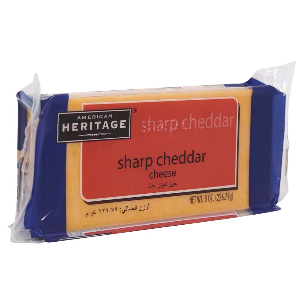 American Heritage Sharp Cheddar Cheese 226g