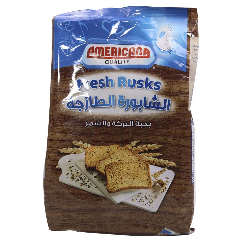 Americana Fresh Rusks With Black Seeds & Fennel 375g