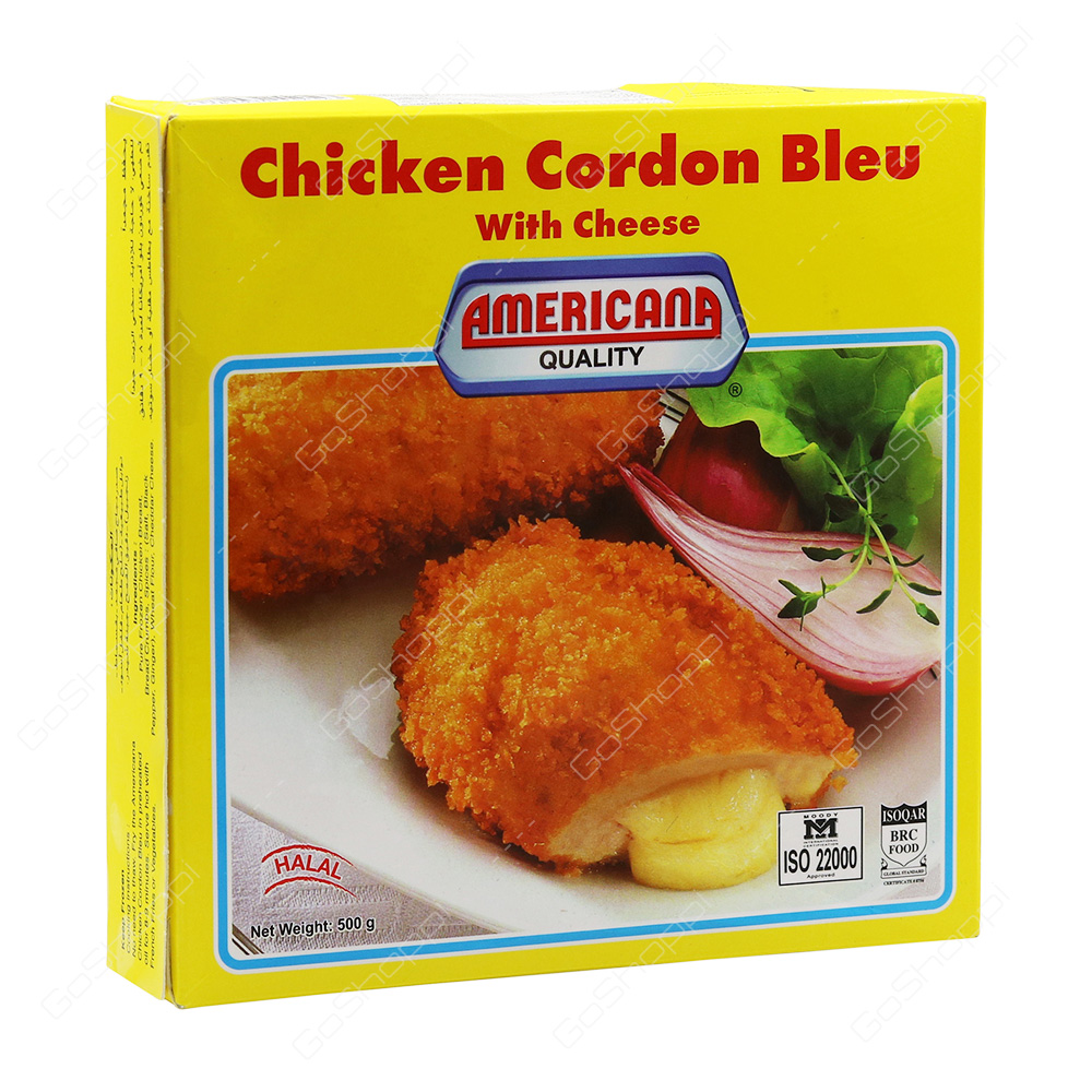 Americana Quality Chicken Cordon Bleu With Cheese  500 g
