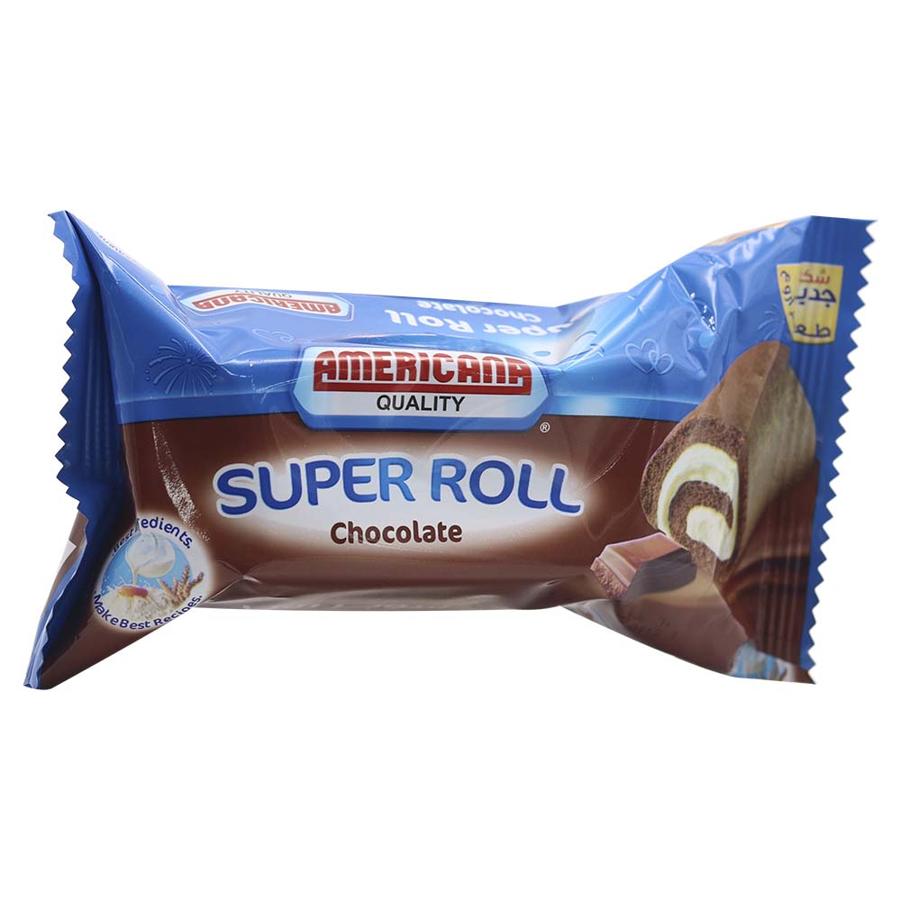 Americana Quality Super Roll Chocolate Cake 60g