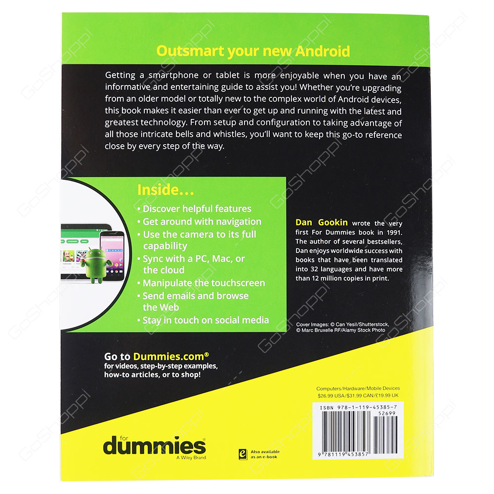 Android Phones & Tablets For Dummies By Dan Gookin