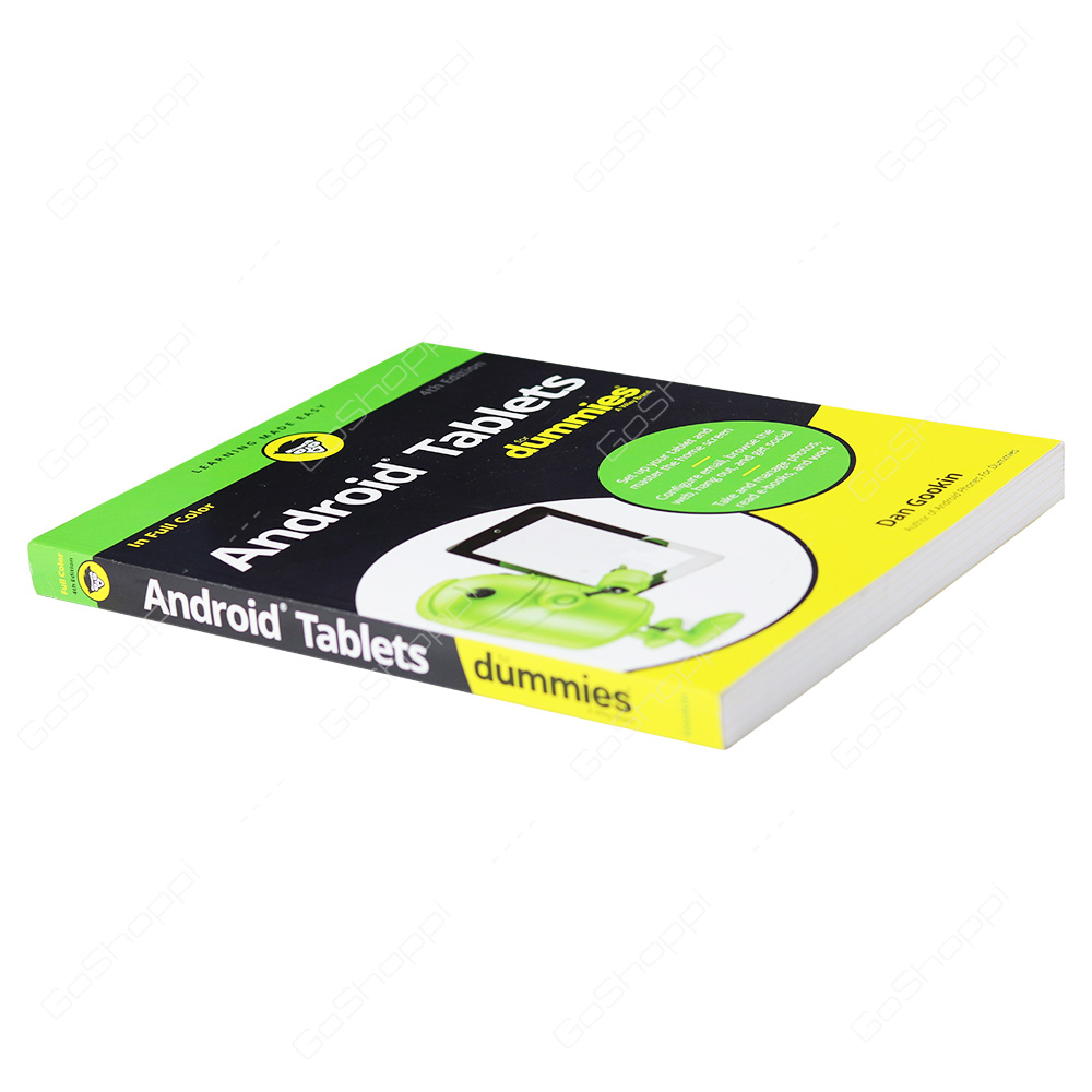 Android Tablets For Dummies 4th Edition By Dan Gookin