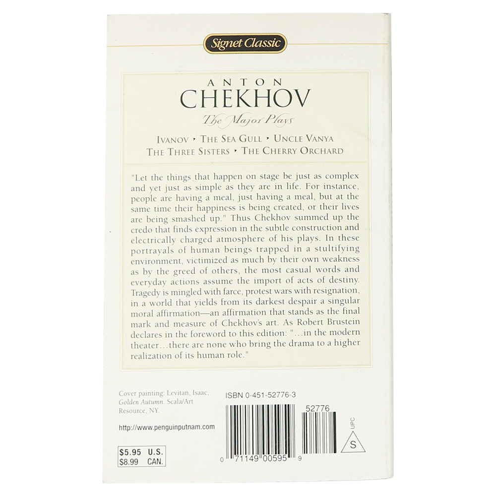 Anton Chekhov - The Major Plays - Signet Classics