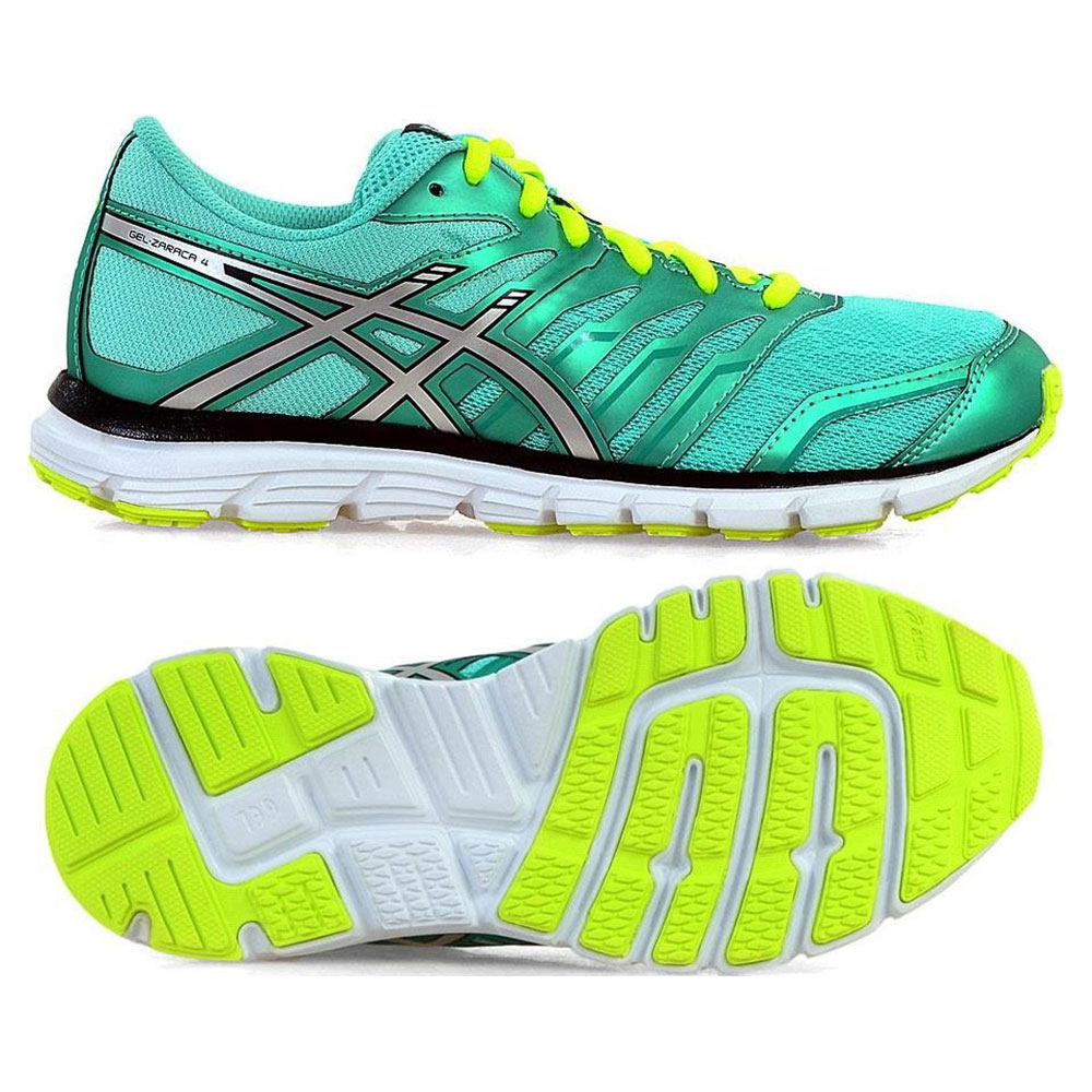 Asics Gel-Zaraca 4 Running Shoes For Women - Aqua Mint - Silver - Onyx ...