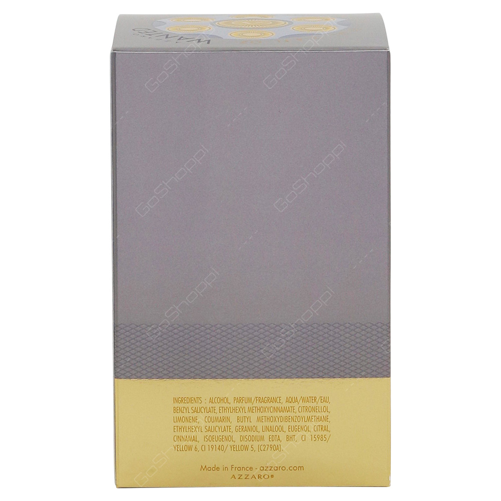 Azzaro Wanted Pour Homme Eau De Toilette 100ml