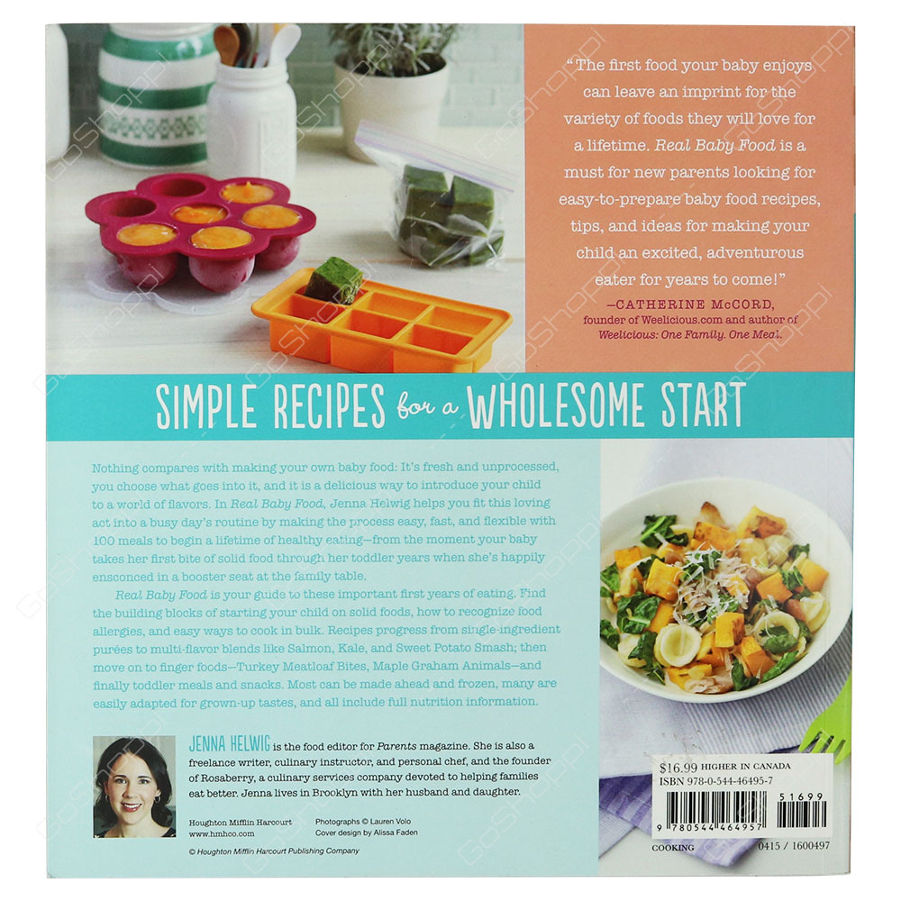 Baby Food Cookbook By Jenna Helwig