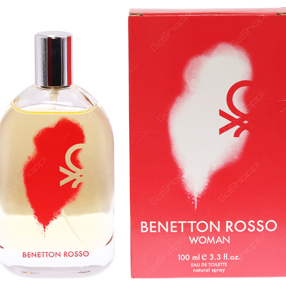 Benetton Rosso Woman Eau De Toilette 100ml