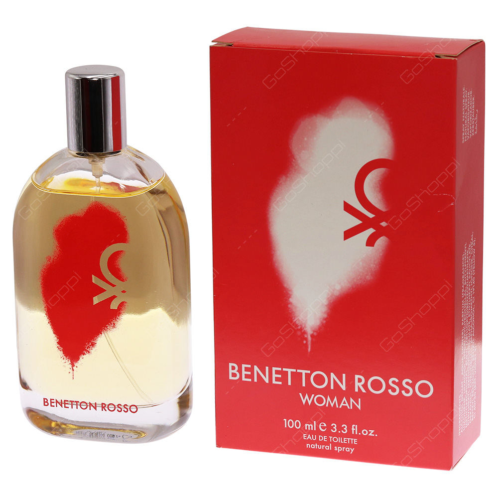 Benetton Rosso Woman Eau De Toilette 100ml