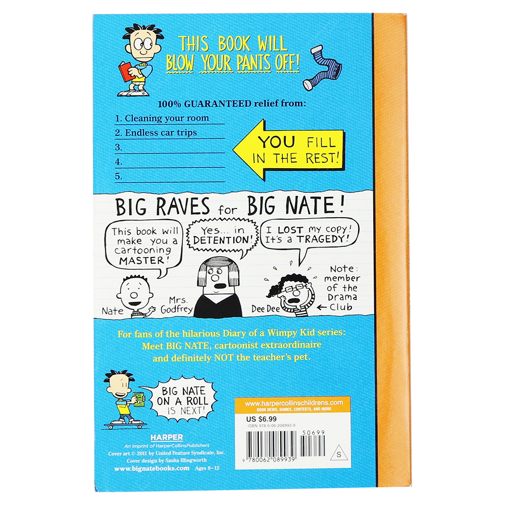Big Nate - Boredom Buster By Lincoln Peirce