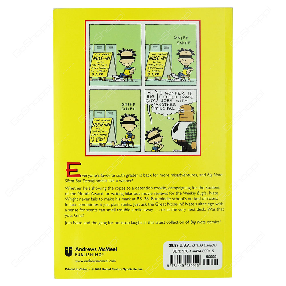 Big Nate - Silent But Deadly By Lincoln Peirce