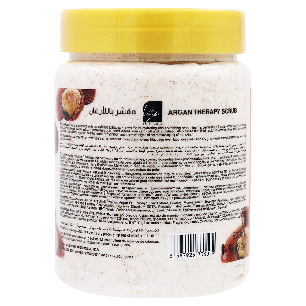 Bio Luxe Argan Therapy Scrub
