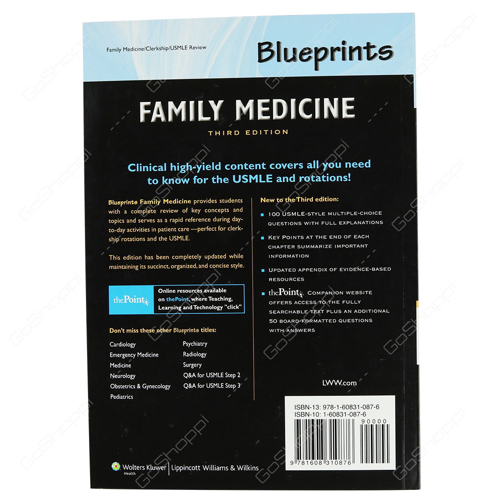 Blueprints Family Medicine By Martin S. Lipsky