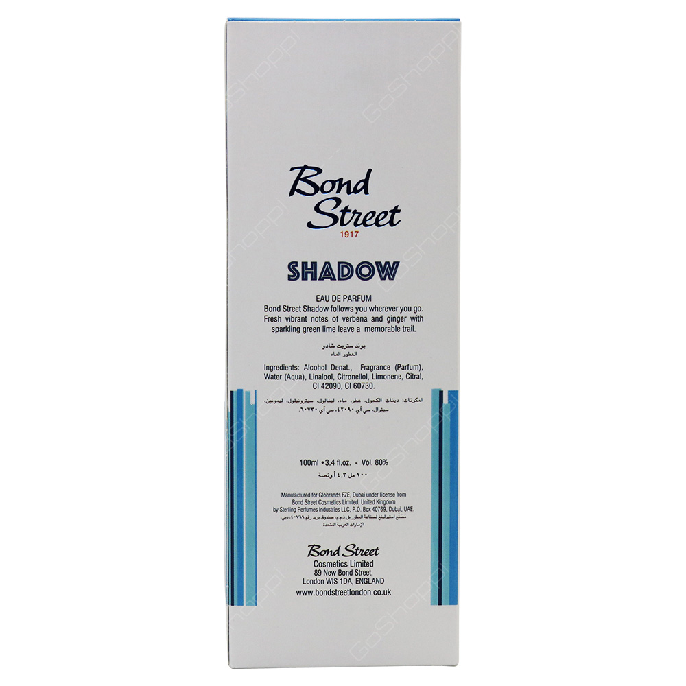 Bond Street Shadow For Women - Eau De Parfum