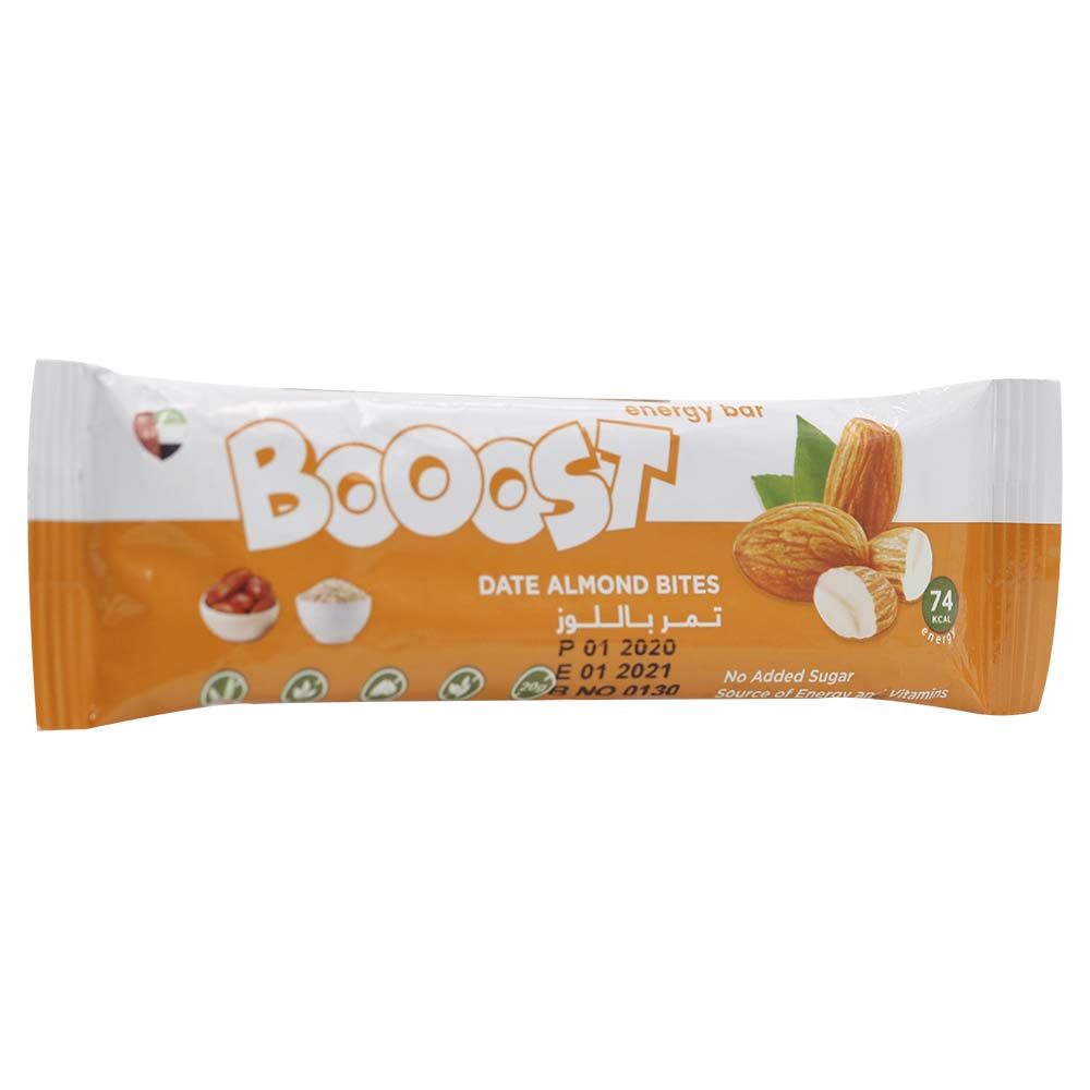 Booost Date Almond Bites Energy Bar 20g